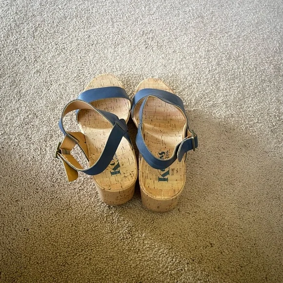 Kork-ease blue shoes - Picture 2 of 4